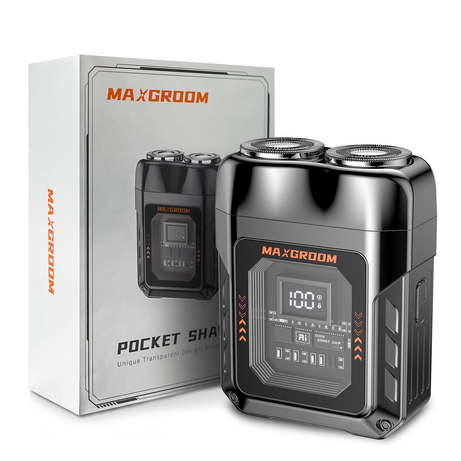 Amazon | 【2025革新型・機械風】 MAXGROOM シェーバー 電動