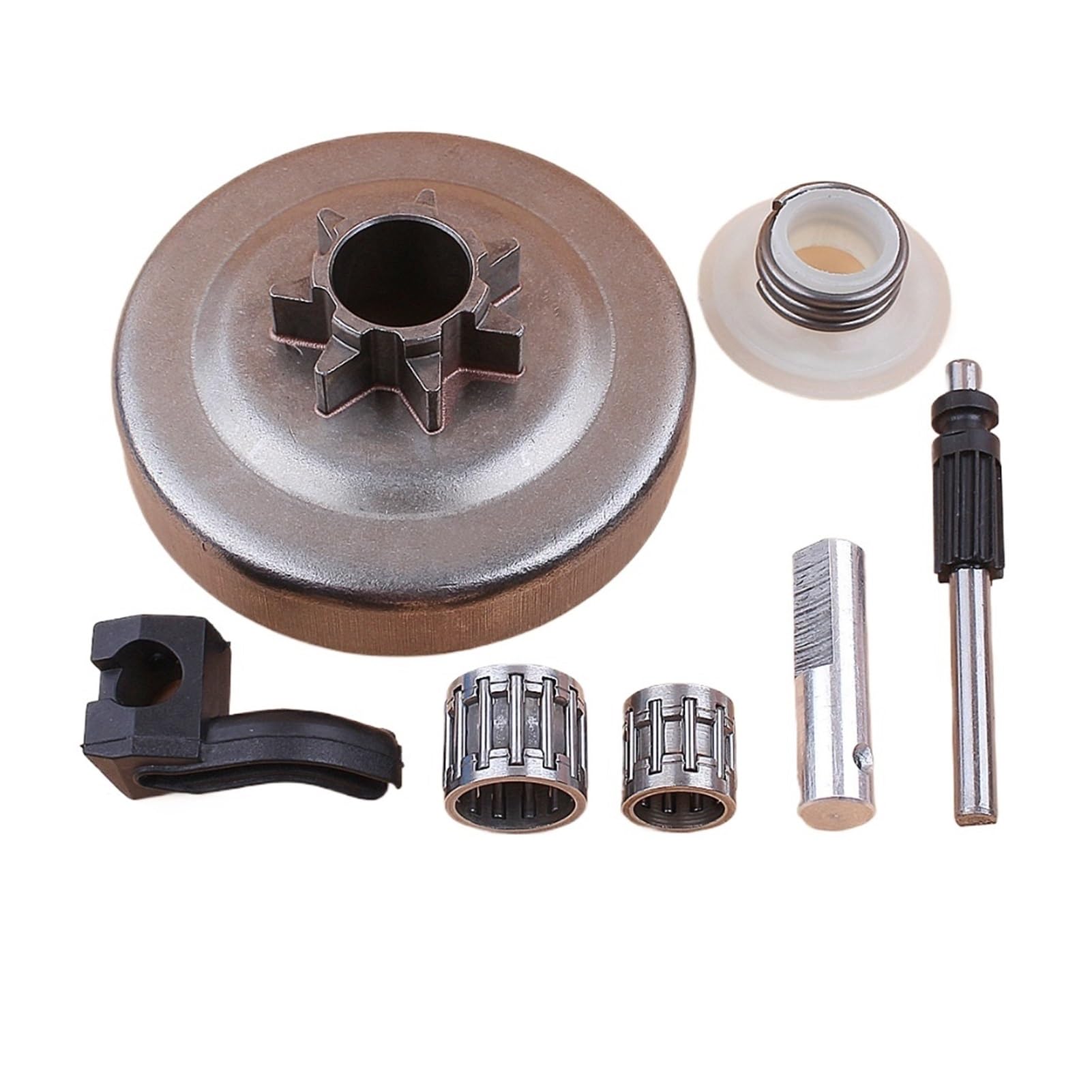 Kit engrenages à vis sans fin et tambour d'embrayage 325 7T pour tronçonneuse 350