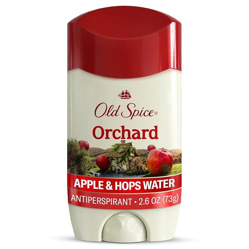Desodorante antitranspirante Old Spice Orchard com fragrância de maçã e água de lúpulo, 74 g
