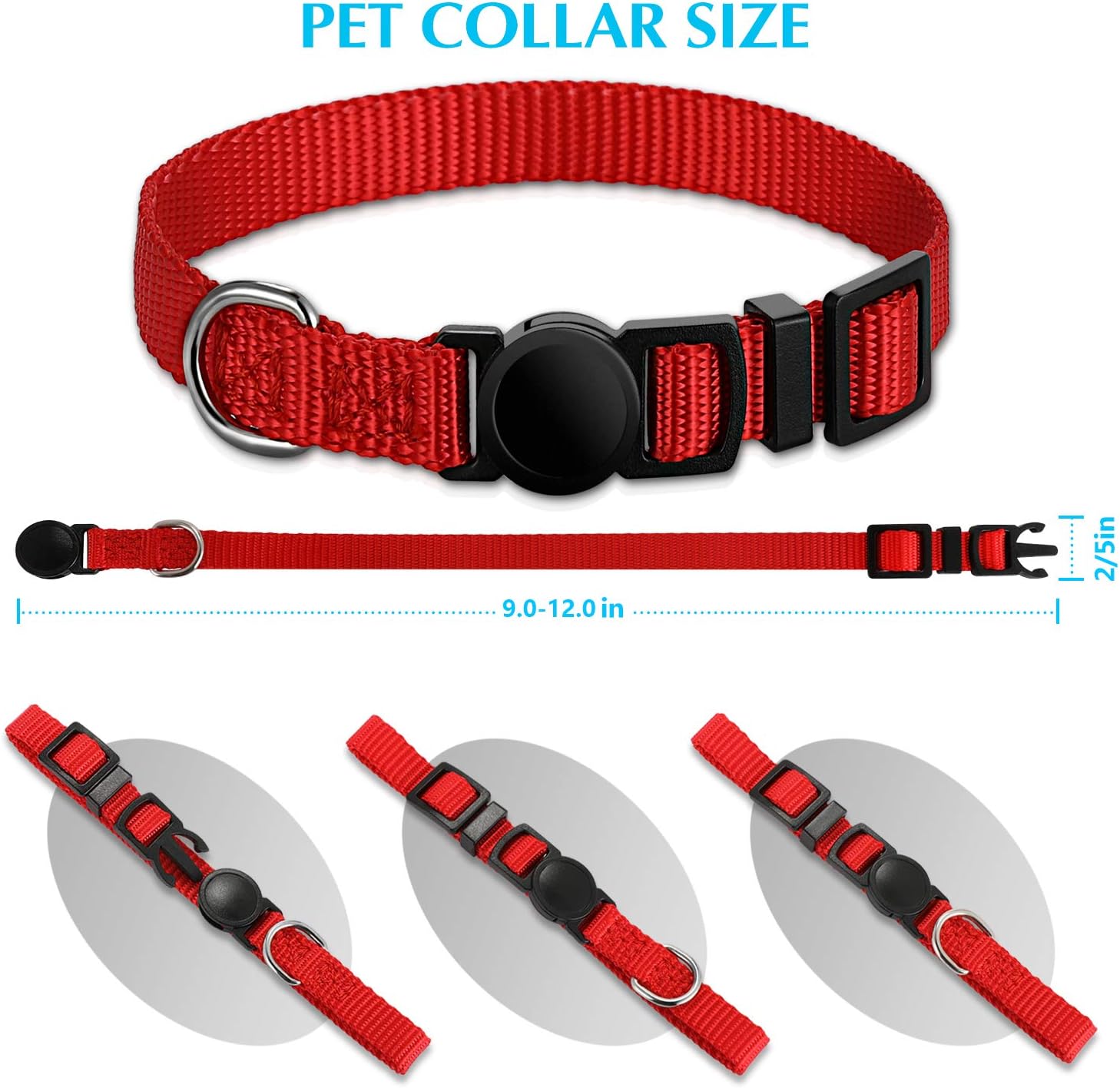 14 PCS Puppy ID Collars Nylon Soft Identification Colorful Adjustable Breakaway Safety Whelping Litter Collars for Pups with Record Keeping Charts 14pcs/Set (M)