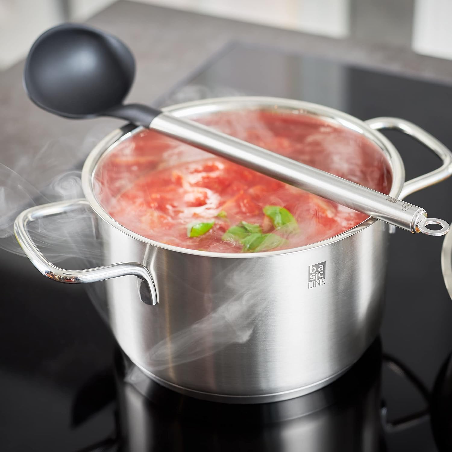 Rösle Basics Line Sauce Ladle with 11 in. Stainless Steel Handle image 3