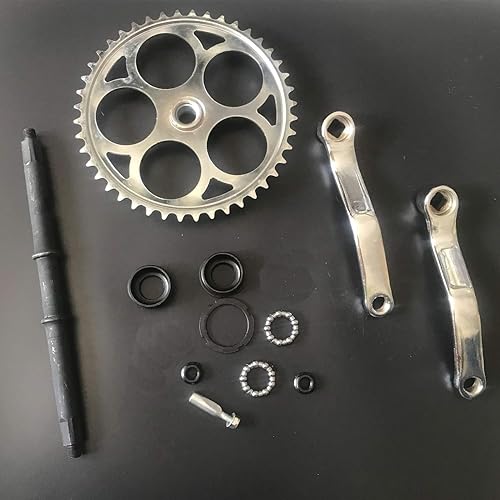 Vista 11 de 36T/44T Bicycle Wide Crank Assembly Kit 3pcs - 2 Stroke & 4 Stroke Gas Motorized Bicycle