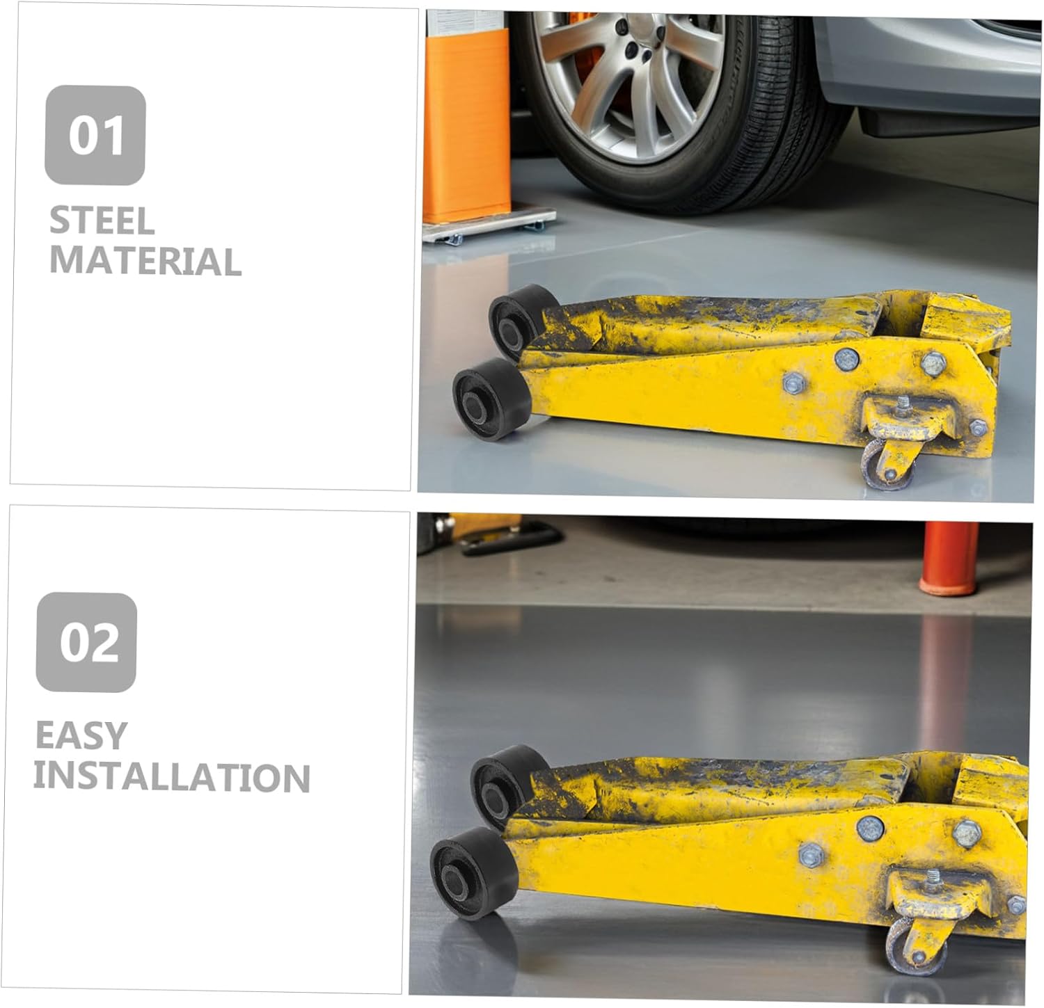 Ciieeo 2Pcs Heavy Duty Hydraulic Trailer Replacement for Easy Install Exceptional Stability Flexibility Durable Construction for Improved