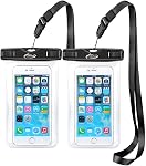 AiRunTech Waterproof Phone Pouch,Double Seal Phone Case for iPhone 17 16 15 14 13 12 Pro Max,Floating Bag for Pool Swimming Canoe Kayak Boating Paddle Board, Beach Camping Essentials Accessories