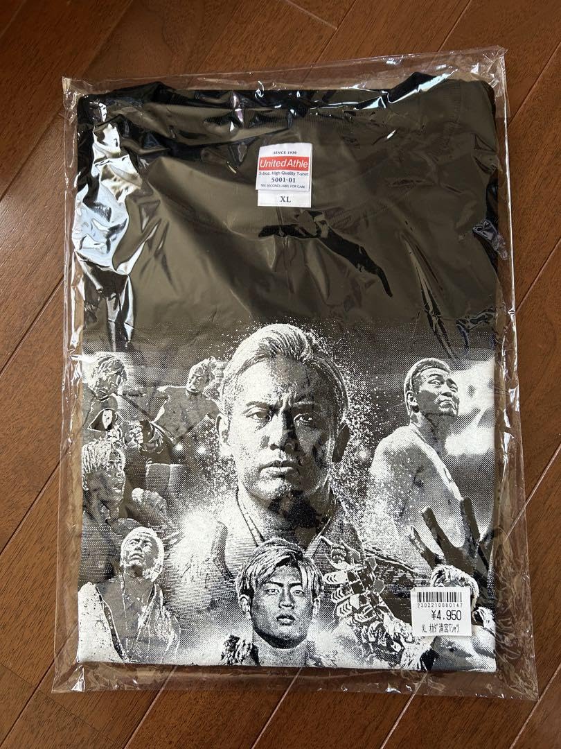 『オカダカズチカ対清宮 Tシャツ』XLサイズ 新品 未使用 未開封 オカダ・カズチカvs清宮海斗Tシャツ
