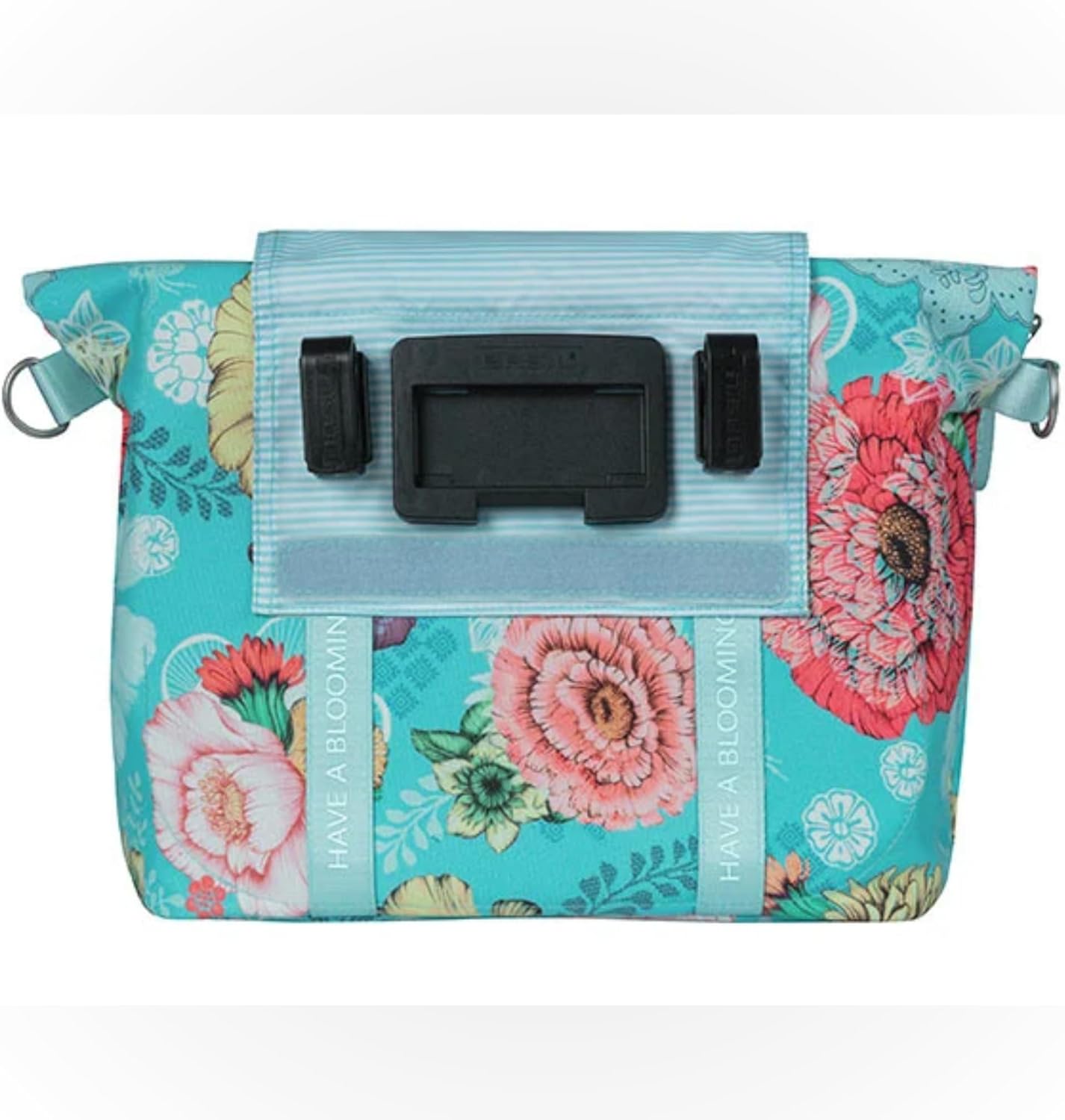 Basil 18166 Bicycle Handbag Bloom Field Sky Blue 8-11 litres Recycled PET Polyester