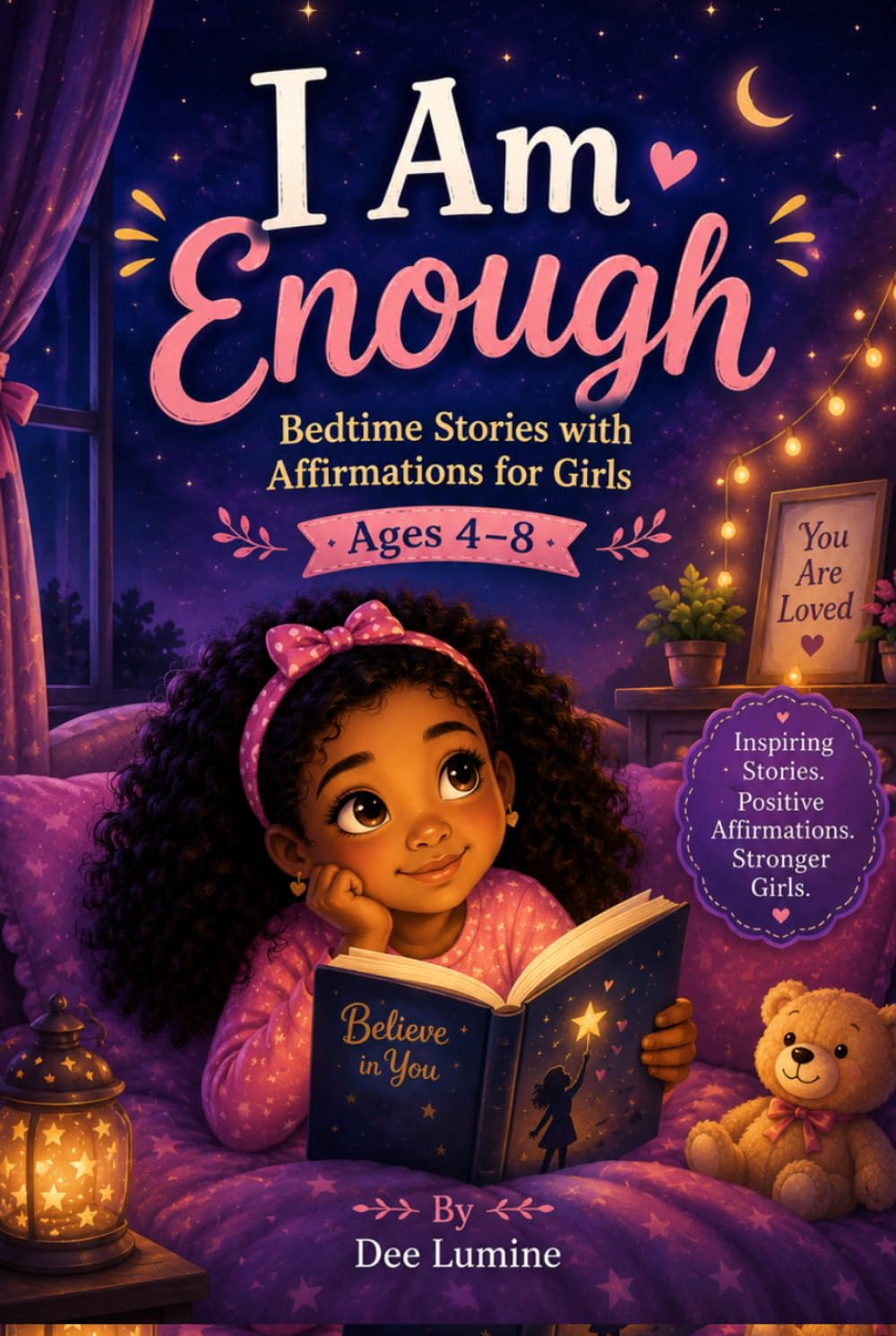 I am enough: Bedtime Stories with Affirmation for Girls Ages 4-8