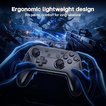 YAEYE Wireless Switch Pro Controller with NFC Amiibo, 1000mAh Battery Switch Controller for Nintendo Switch/Switch Lite/Switch OLED/PC, Gamepad with 6-Axis Gyro Dual Vibration Screenshot
