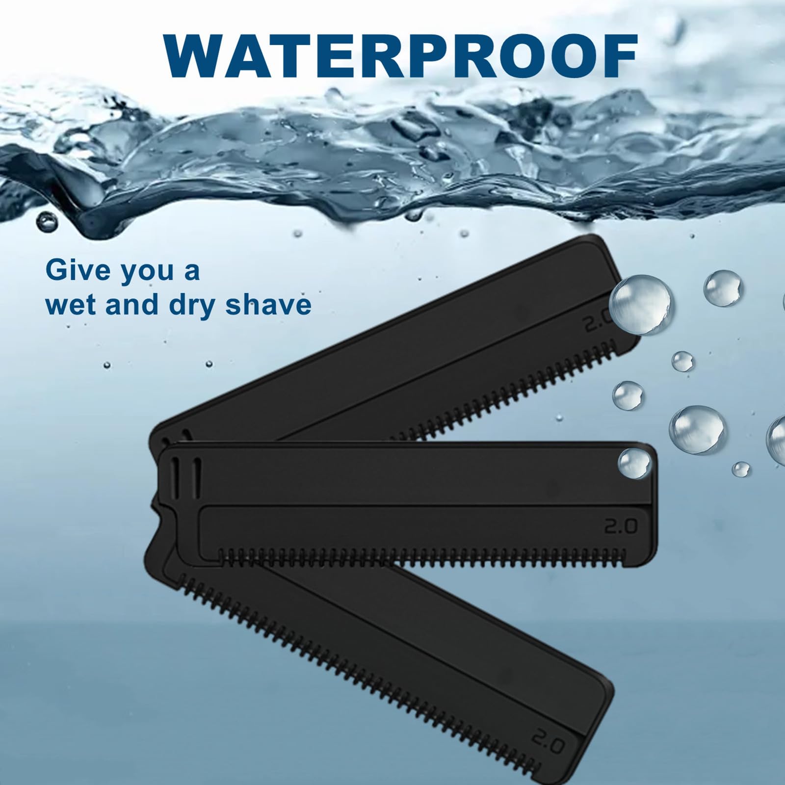 Replacement Heads Compatible with Modira, Livora, Elorixa Mermaid Shavers – Women’s Electric Shaver Refill Heads (3 pairs of replacement heads)