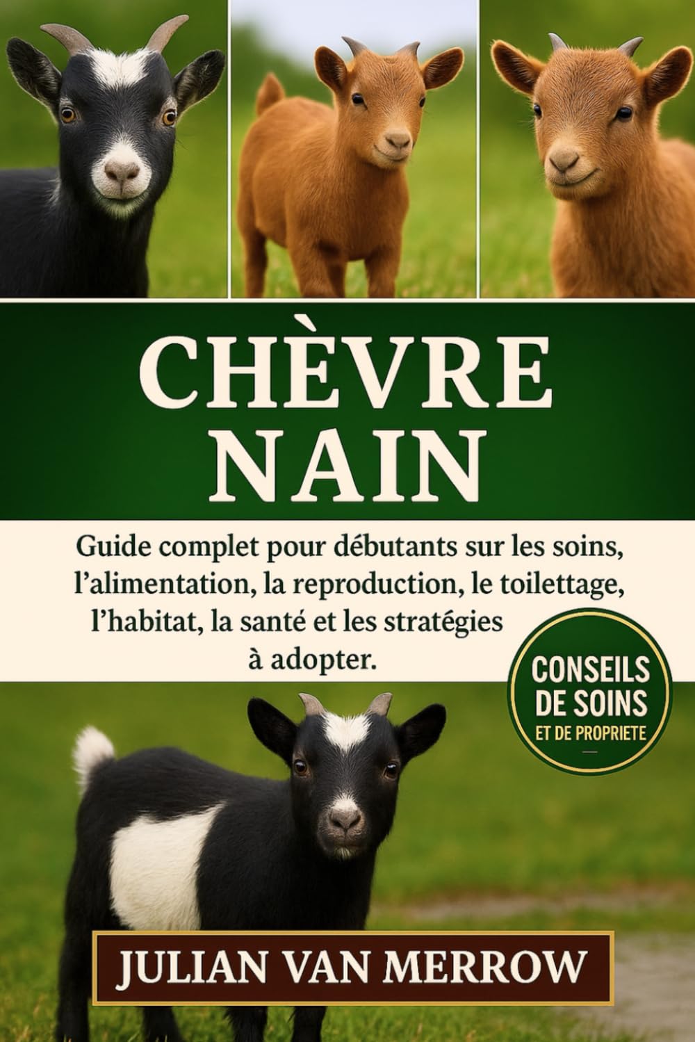 CHÈVRE NAIN: Guide complet pour débutants sur les soins, l'alimentation, la reproduction, le toilettage, l'habitat, la santé et les stratégies à adopter.