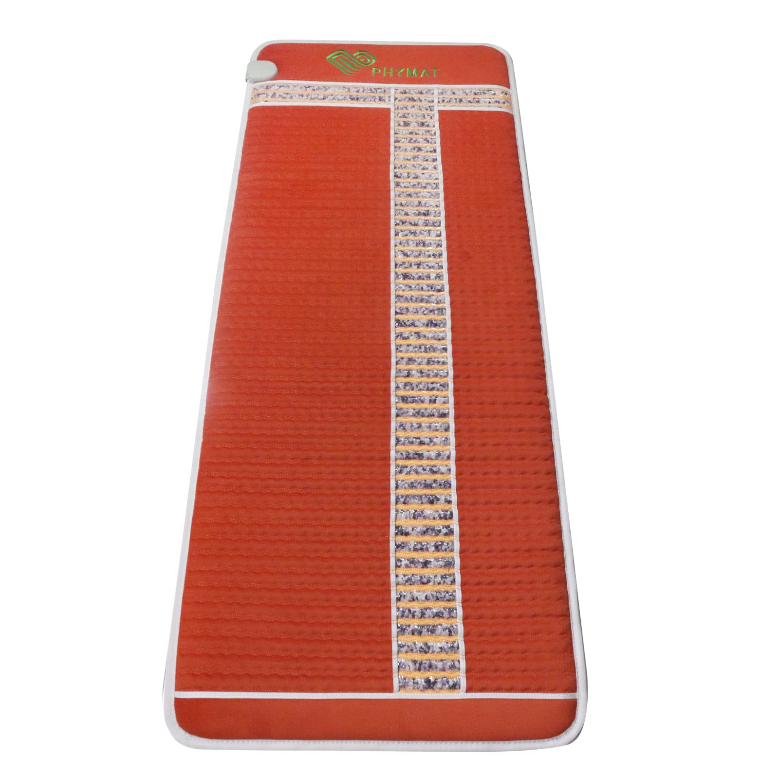 PHYMAT Far Infrared Heating Pad - Amethyst Heating Mat - Infrared Mat - Far Infrared Sauna Pad - Crystal Radiant Heat,Natural Ion,Adjustable Temp Settings,Overheat Protection(70x31 inch)