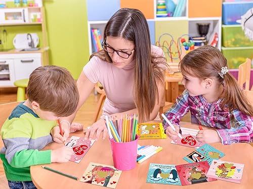 Miniatura 3 de D4DREAM Divertidas tarjetas de chistes para el día de San Valentín 36 tarjetas de San Valentín para niños escuela aula fiesta regalo de San Valentín