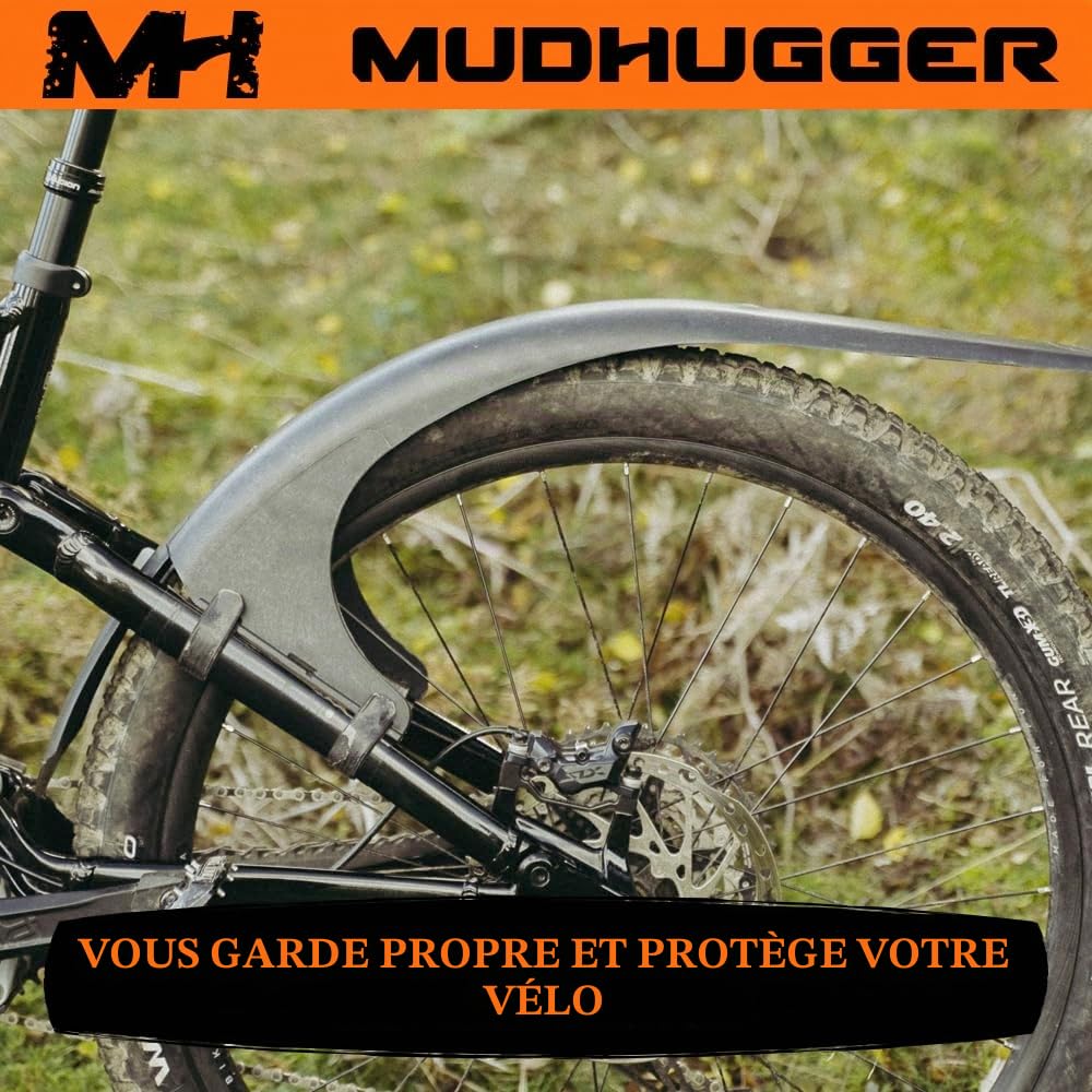Mudhugger MK2 Garde-boue arrière Noir Taille M