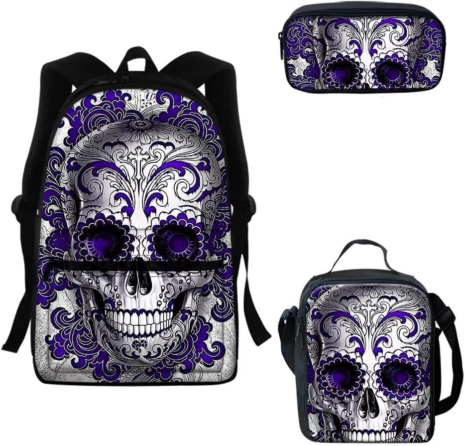 Lunch Box Pencil Purse Daypack 3PCS 