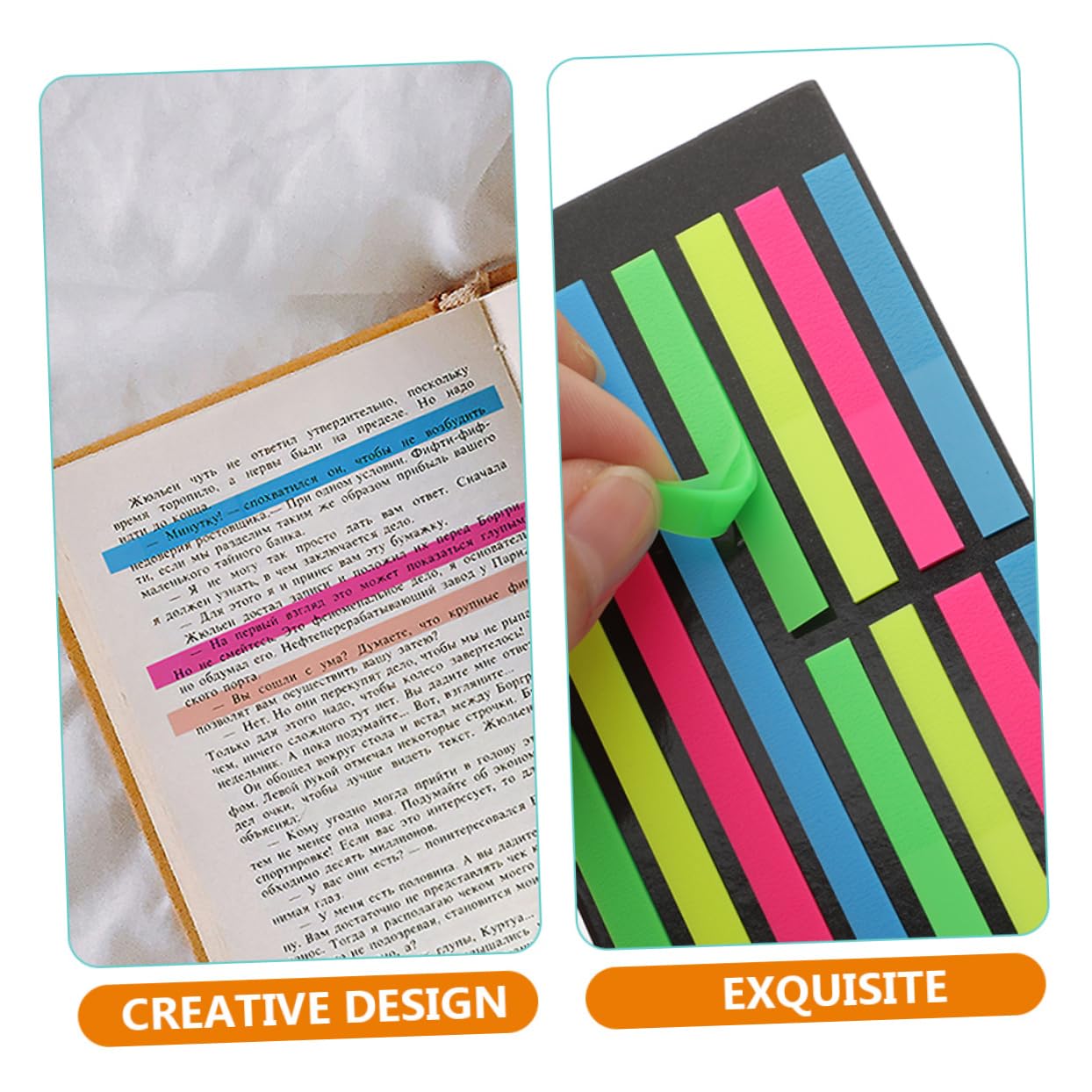 4 Ensembles Indice Fluorescent Stickers Rubans Surligneurs Onglets De Livre Surligneurs Pastels Surligneurs Marqueurs Onglets Collants Signets L'animal De Compagnie 6 Pièces * 4