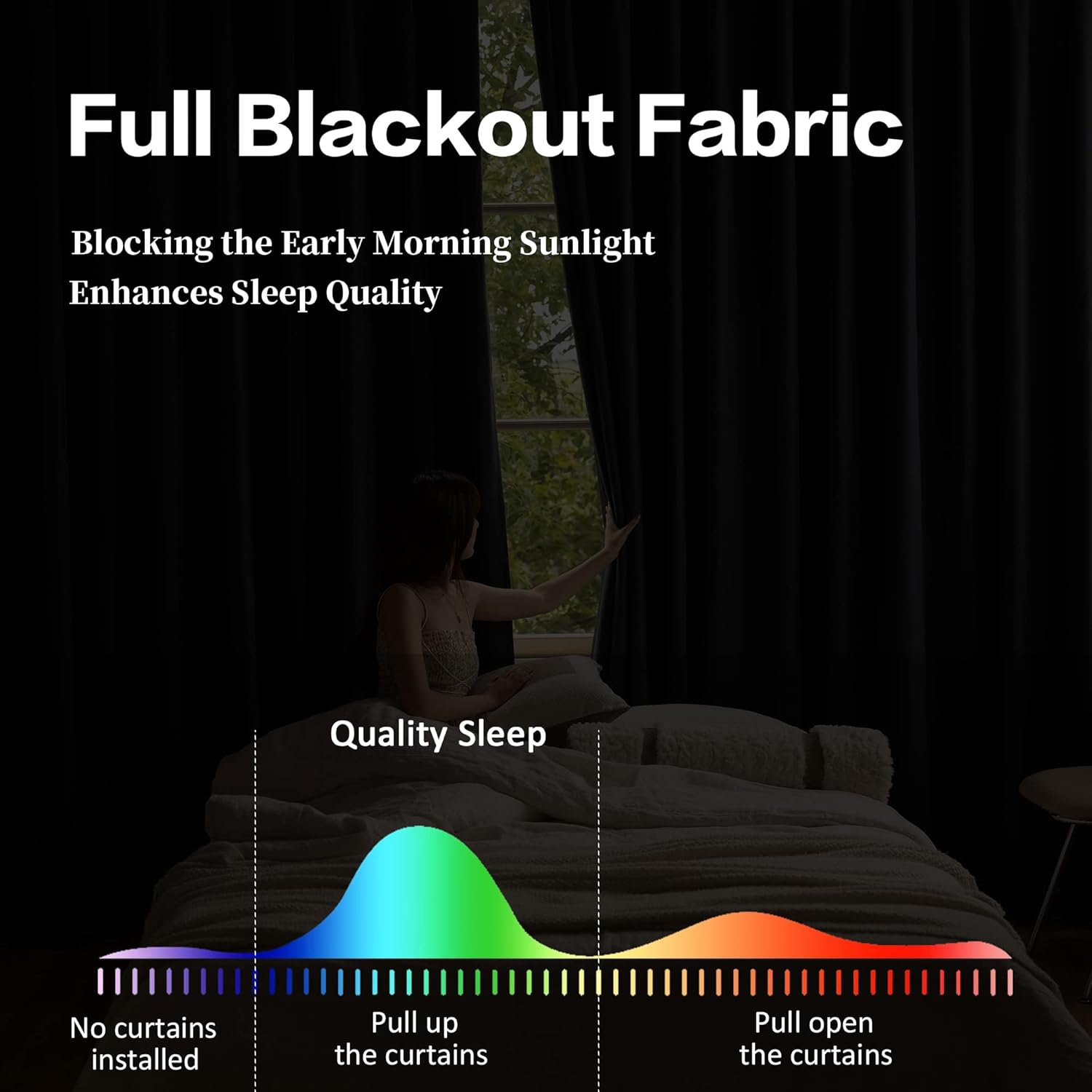 HUTO Full Blackout Pinch Pleat Curtain for Bedroom, Faux Linen Thermal Insulated Extra Wide Sunblock Drape with Tieback for Patio, Children's Room Indigo Blue, 84 Inch Wide by 84 Inch Long, 1 Panel