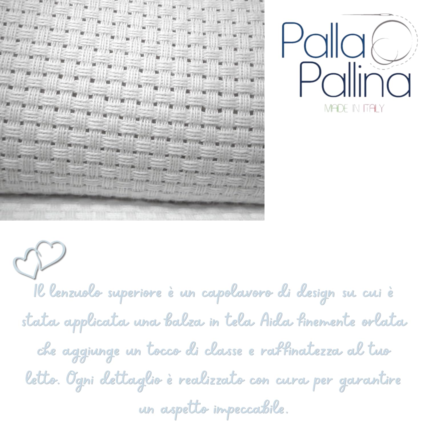 Palla Pallina Set 3 Lenzuola Lettino 100% Cotone + Lenzuolo Sotto con Angoli e Federa Traspirante Bambino Bambina Idea Regalo Made in Italy Ricamo Personalizzabile
