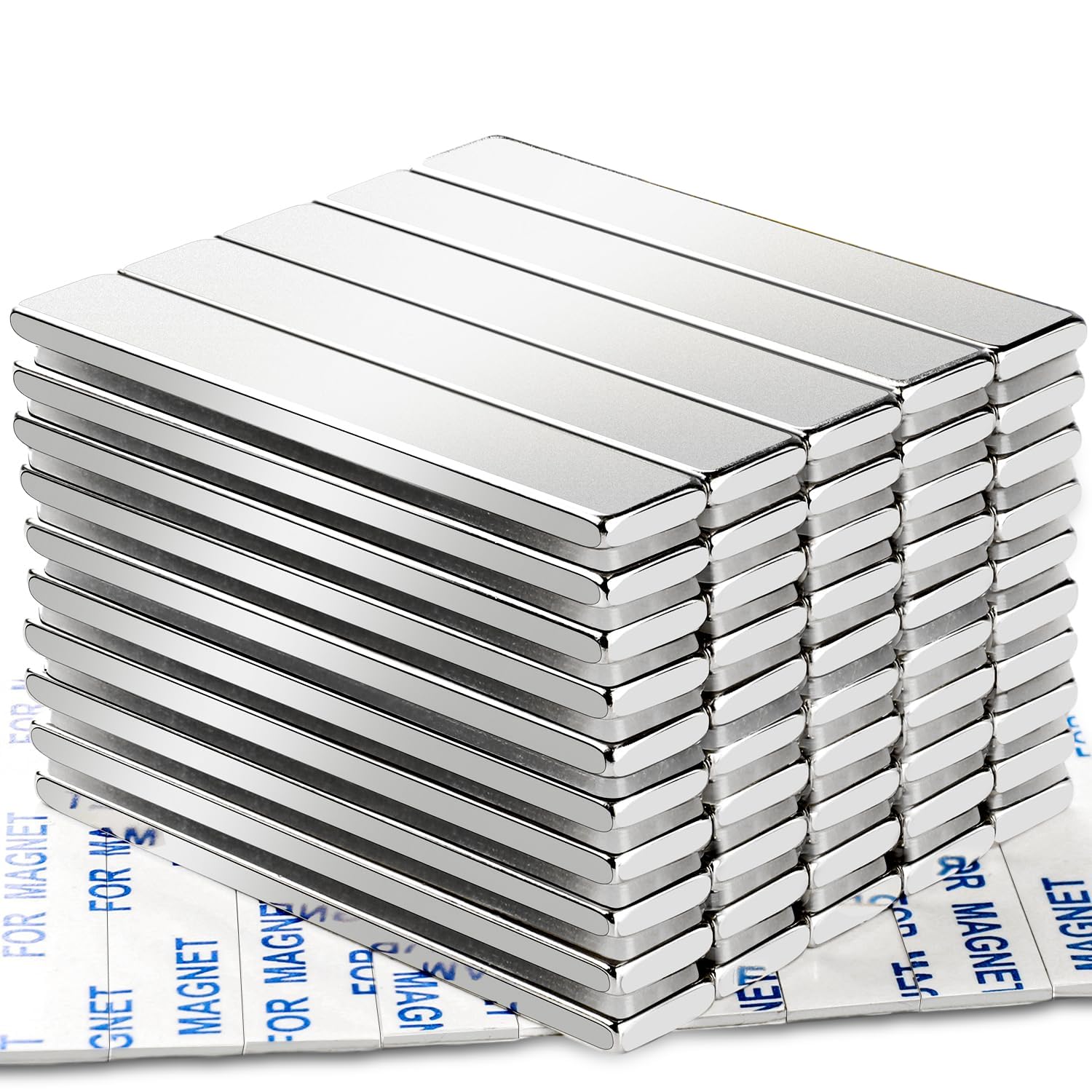 DIYMAG Strong Magnets, 24 Pack Neodymium Magnetic Strips Adhensive Backing — Amazon image 7