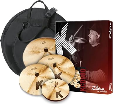Zildjian KCD900 K CUSTOM DARK 5 PC BOX SET with Cymbal Bag