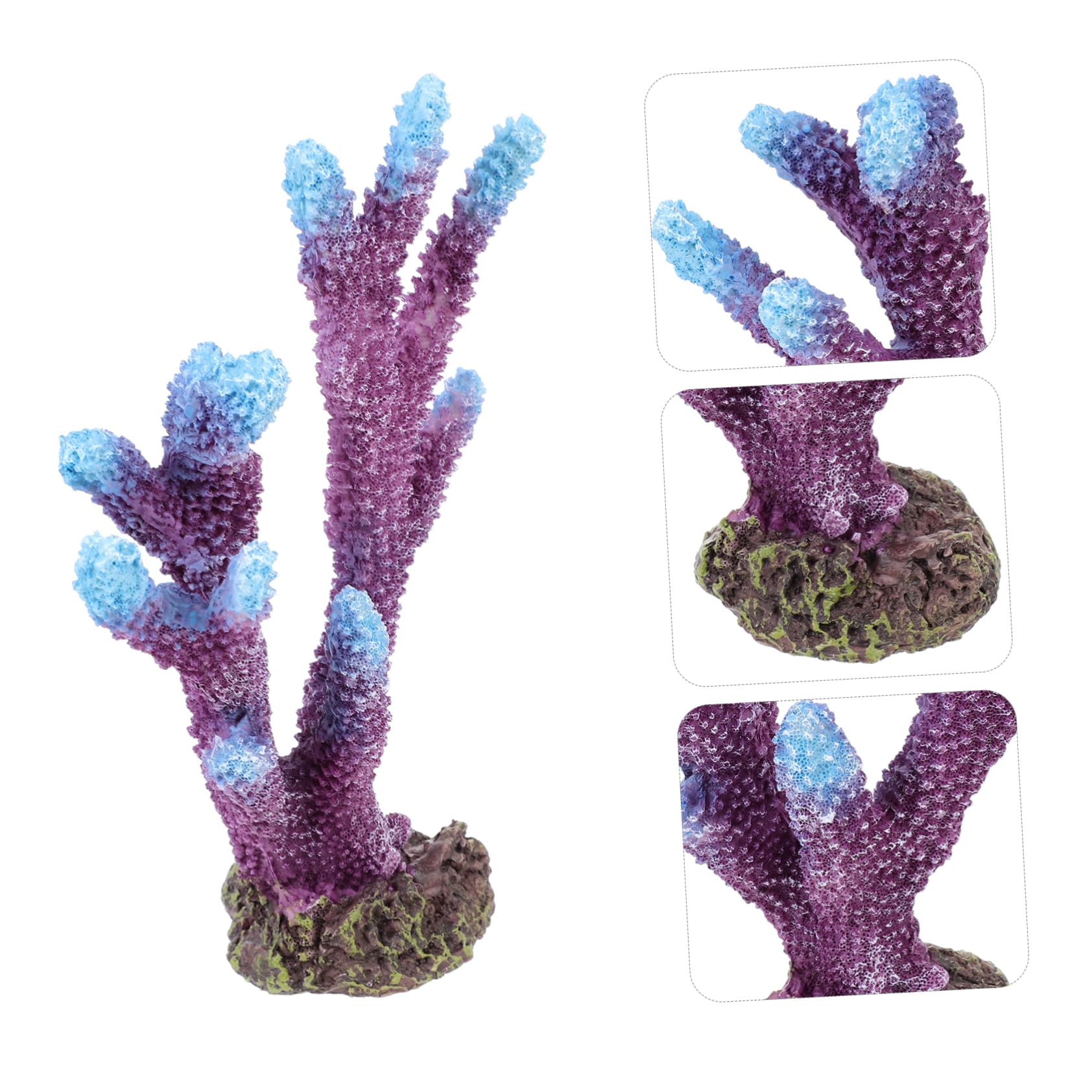 Happyyami 3piezas Decoración De Acuario Plantas Artificiales Adorno para Peceras Simulación Natural para Paisajismo Acuático