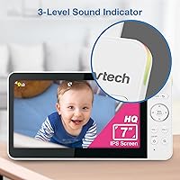 Vista 14 de VTech Monitor de bebé inteligente WiFi con 2 cámaras, video FHD de 1080p, aplicación gratuita con videos de movimiento, alertas