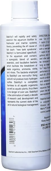 Seachem Tratamiento de Agua de Estabilidad, 250 ml - 3