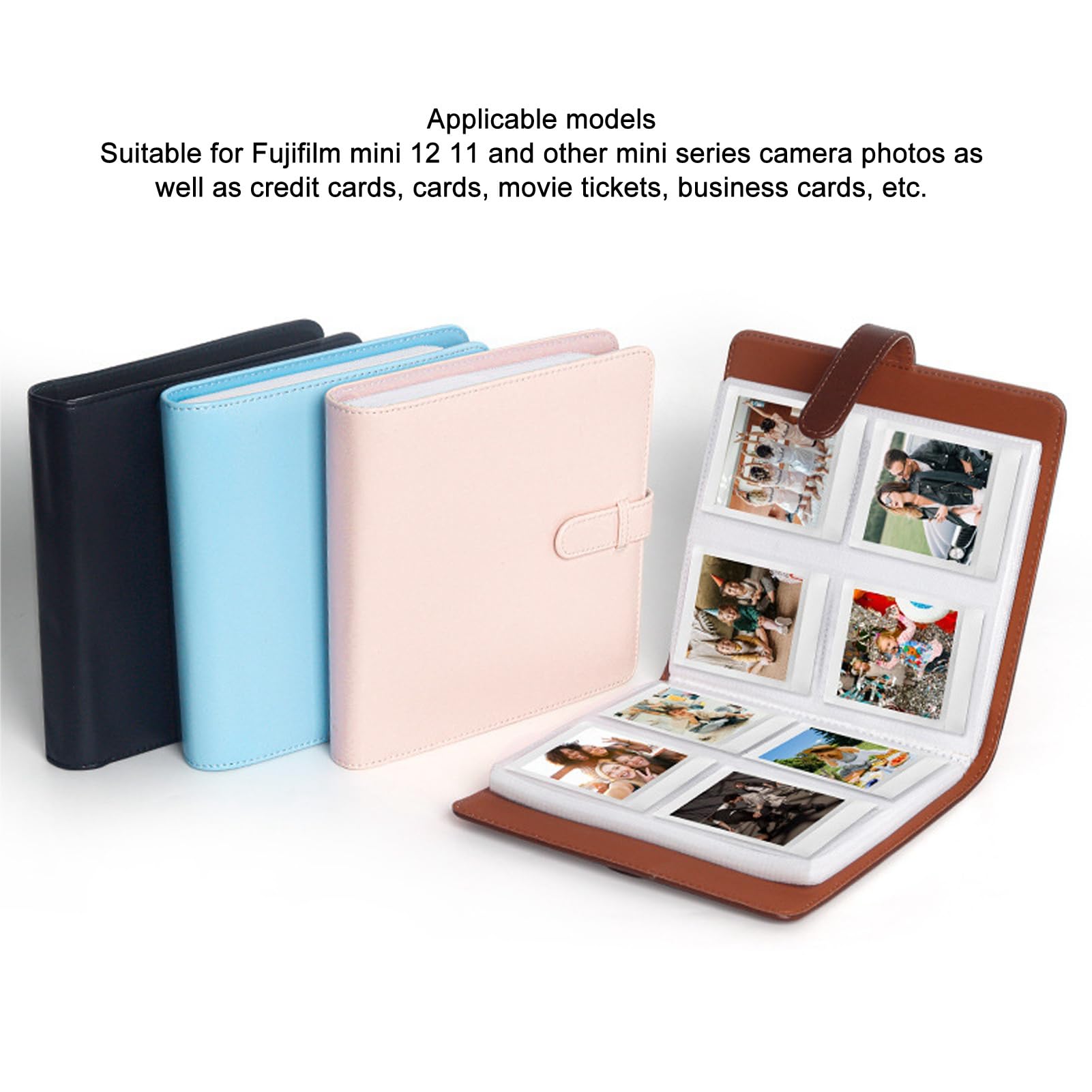 Álbum de Fotos Cuadrado de 288 Bolsillos, para álbumes de Fotos de 3 Pulgadas, para Películas de Cámara Instantánea Square SQ1 SQ6 SQ10 SQ20, Libro de álbumes