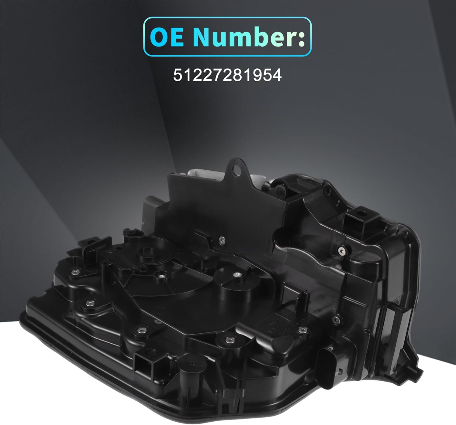 X AUTOHAUX Replacement Rear Right Passenger Side Power Door Lock Actuator Motor for BMW 740i 2016-2018 for BMW X5 14-17 for BMW X6 15-17 Door Latch Actuator Assembly No.51227281954 Black