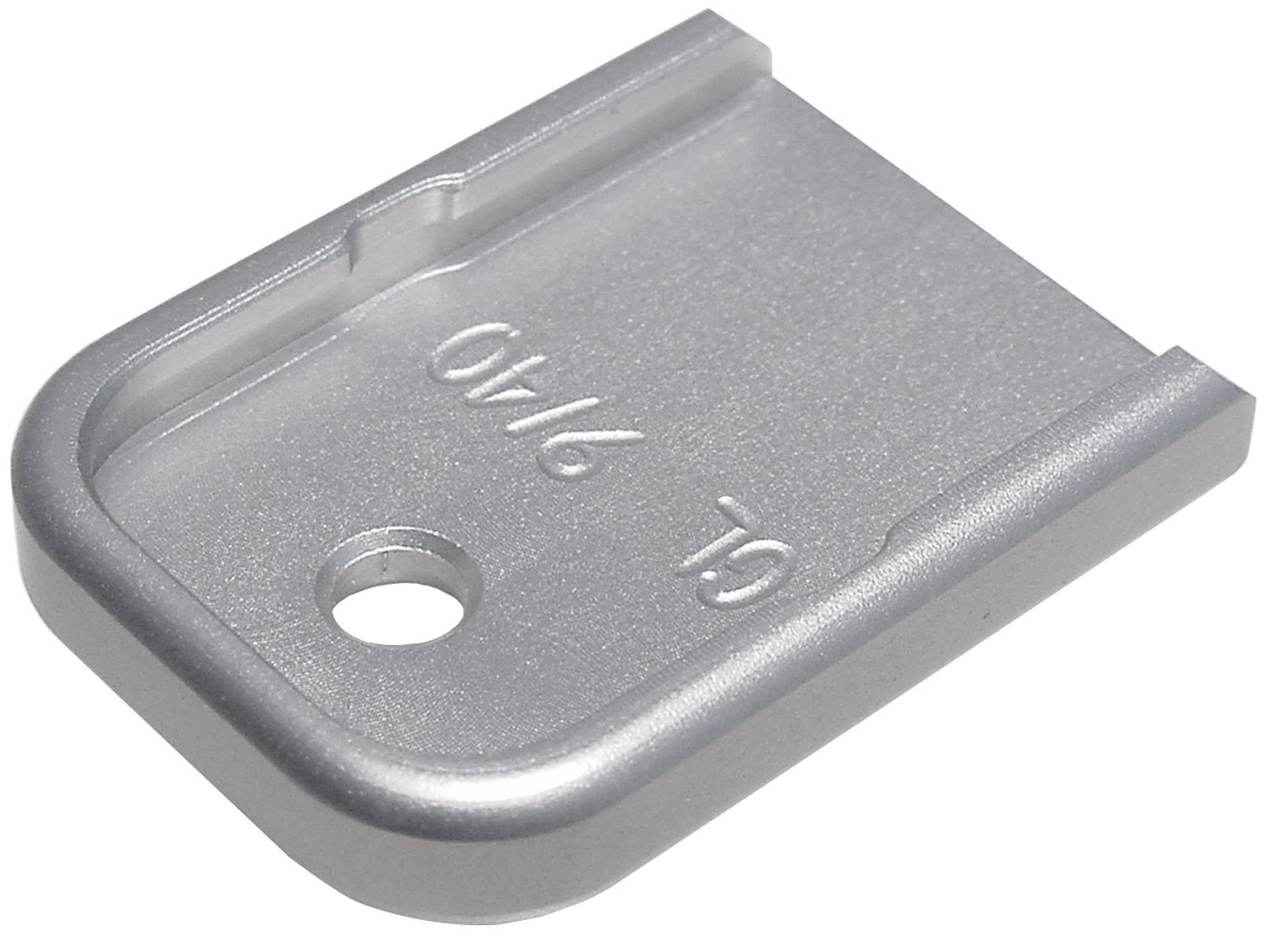 Magazine Base Plate for Glock 9MM .40 Gen 1-5 Silver NDZ 9mm G Logo