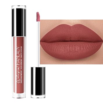 Red Lipstick Long Lasting Lipsticks for Women Smudgeproof Transferproof Cruelty Free Lip Makeup, 910 Dead Rose