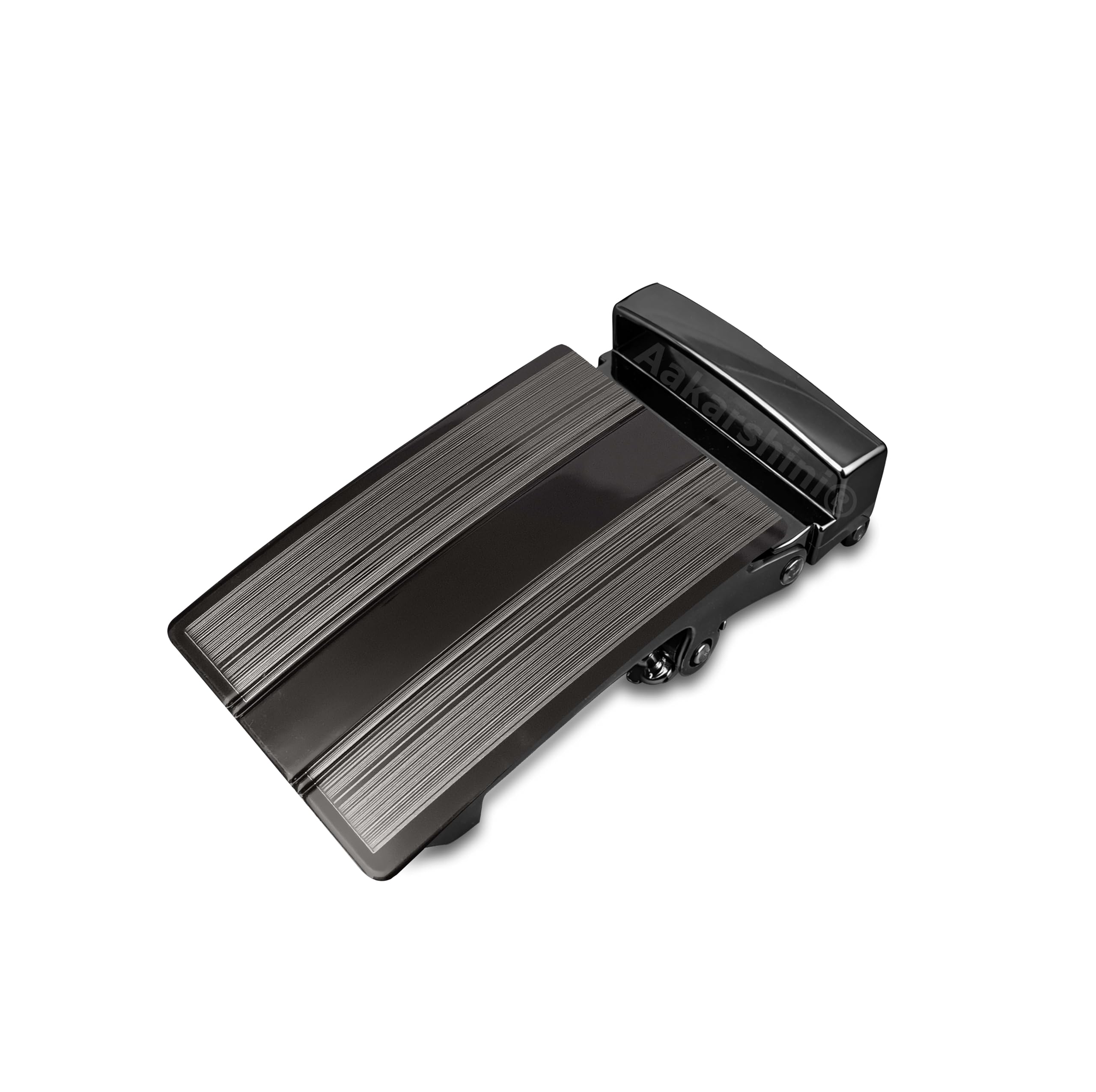 Fits Up to 1.25 Inch Wide Straps Only | Rust Free Auto Lock Buckle for Belt Men | Gunmetal Grey Rectangular Belt Buckle Only for Men | Easy to Use Autolock Buckle