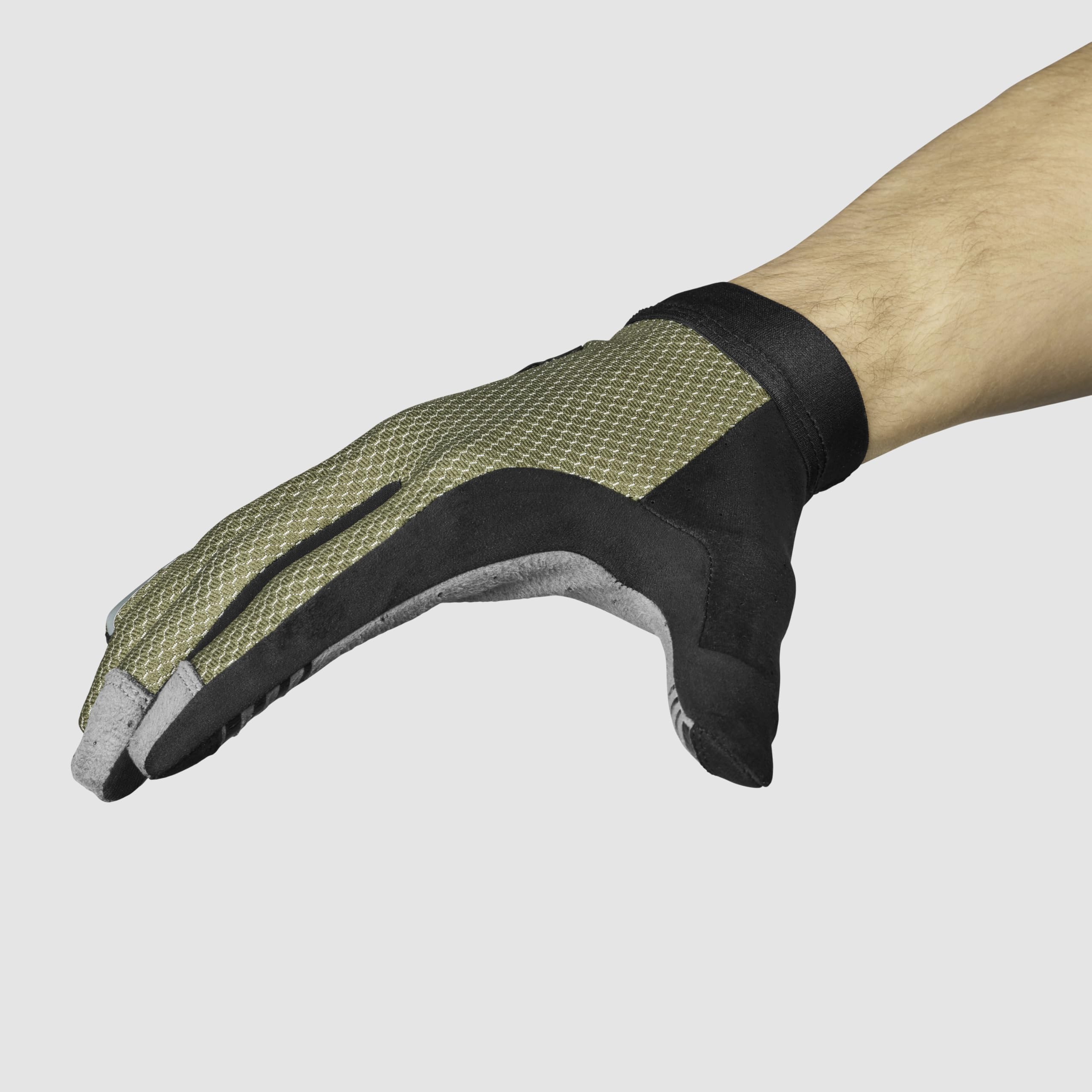 GripGrab Vertical 2 InsideGrip Langfinger MTB Profi Radsport Handschuhe | Vollfinger Fahrradhandschuhe ohne Polsterung mit Silikonprints für maximalen Grip, Touchscreen-kompatibel & Slip-In Bund