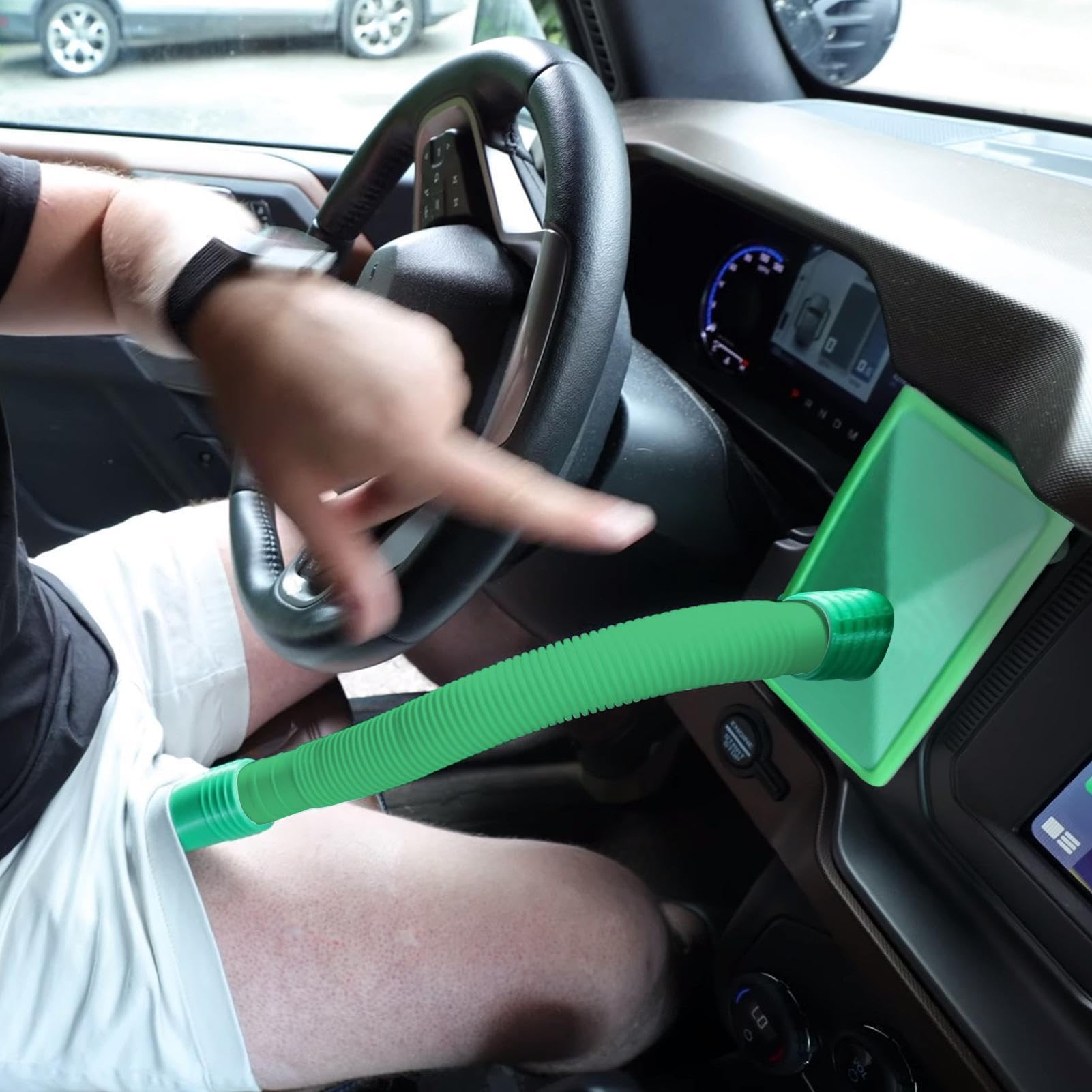 Tubo Di Prolunga Per Bocchetta 'aria Condizionata Per Auto, Trasporto di aria calda e fredda，Può Essere Allungato Fino A 85 Cm, Adatto per il fissaggio sulla Bocchetta 'aria Condizionata