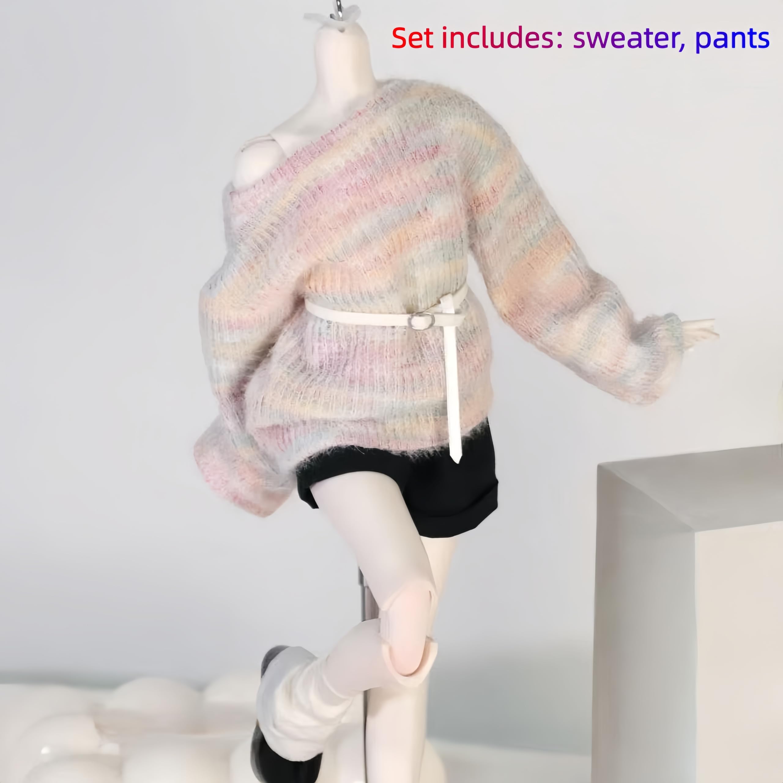 Vêtements de poupée Bjd pour poupées Bjd 1/3 1/4, vêtements de poupée articulés à boules, faits à la main, pour poupées Bjd Cadeaux (A 1/4)