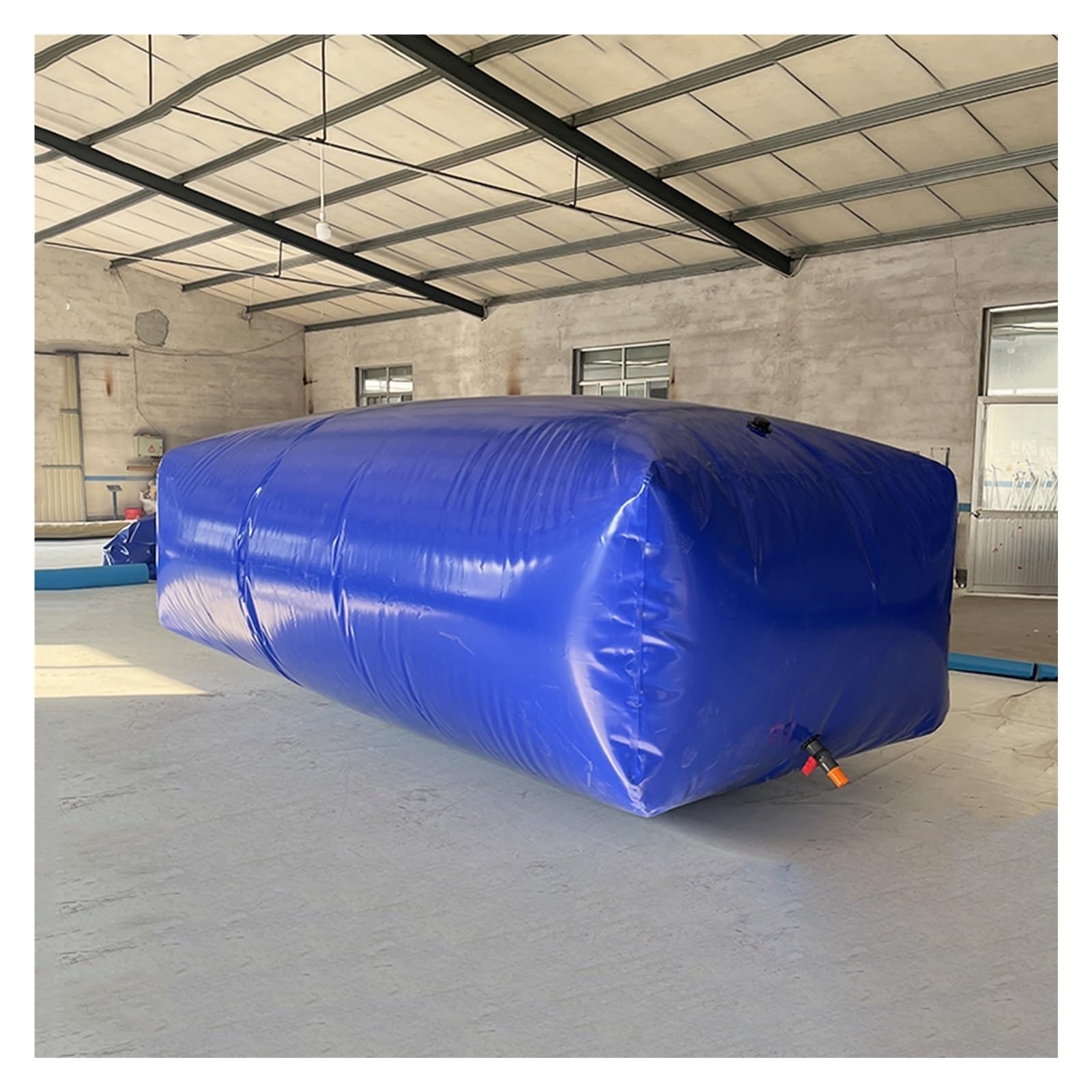 Large-Capacity Portable Water Storage Tank - Foldable PVC Water Bladder(190L/50Gal/1x0.7x0.27m)