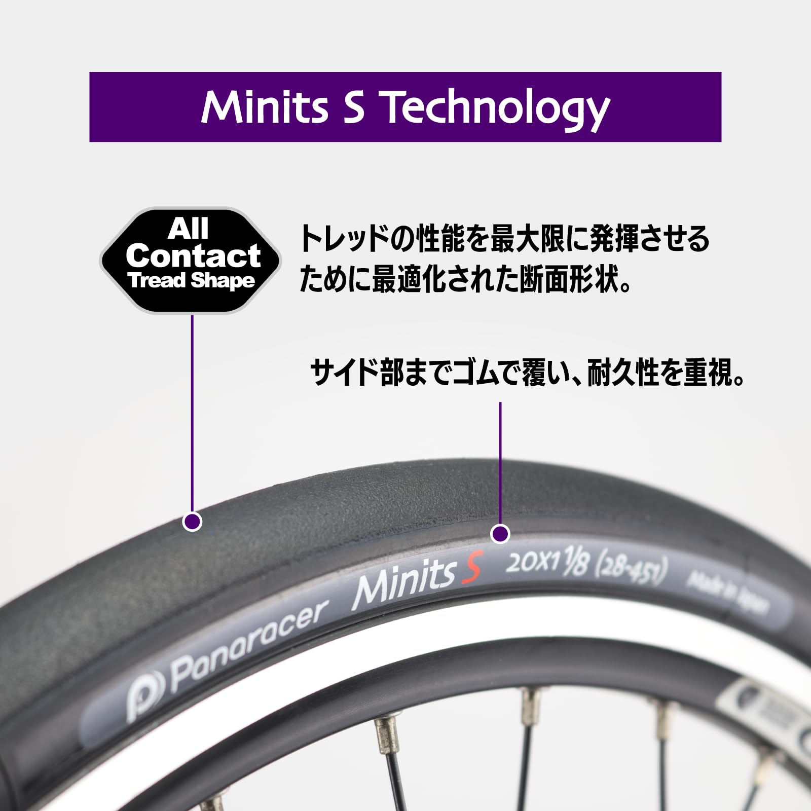 Amazon | パナレーサー(Panaracer) ミニッツS 20×1 1/8 (28-451