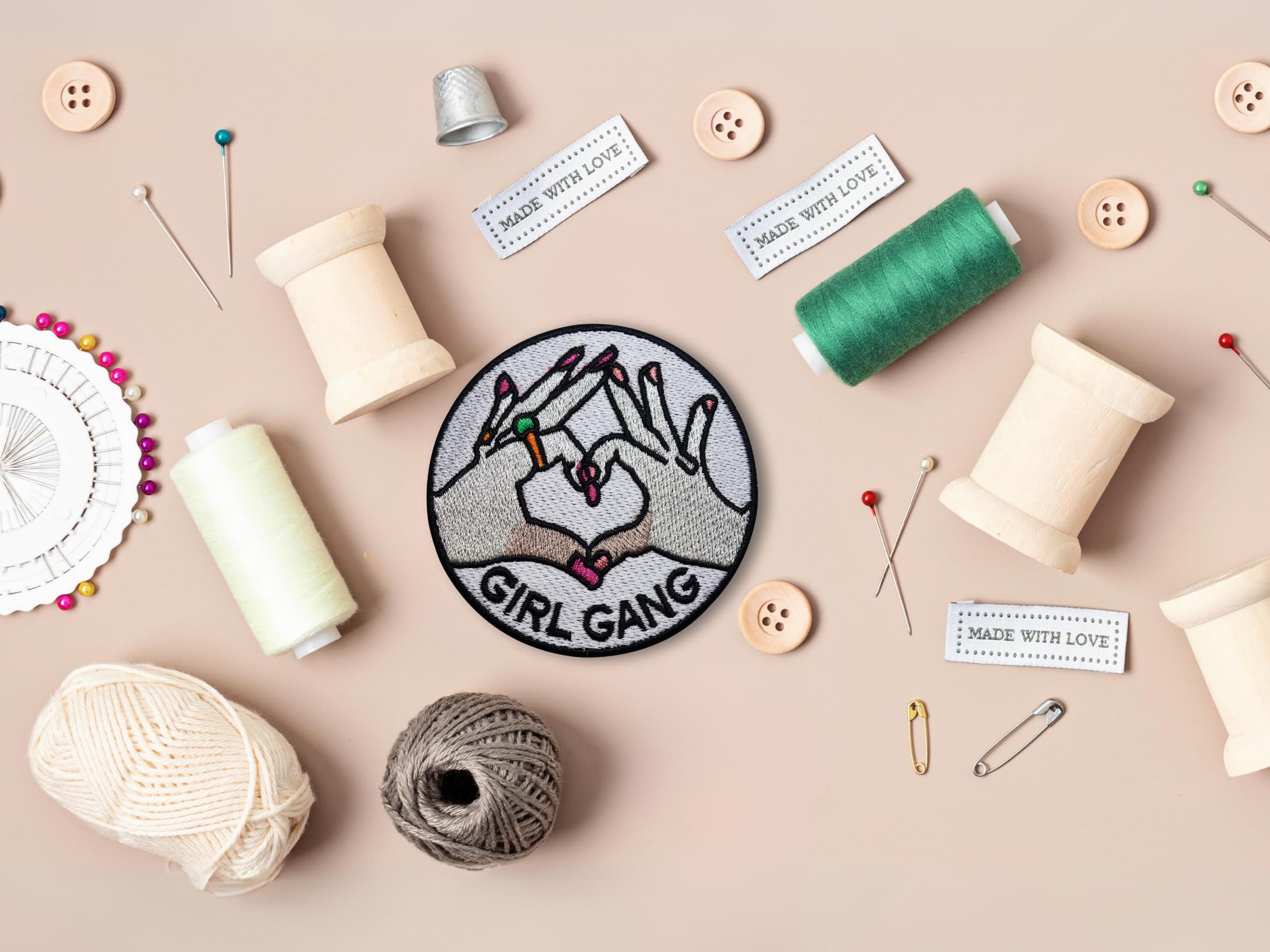 Toppa Termoadesiva Girl Gang Con Cuore: DIY Per Giacca Jeans, Zaino O Stoffa