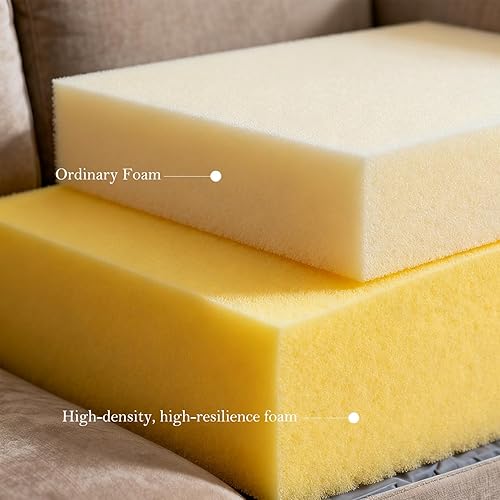 Miniatura 5 de Sofá curvado moderno de 93.31 pulgadas, sofá de tela Boucle Teddy de 3 plazas con 2 almohadas, cómodos sofás para sala de estar, dormitorio,