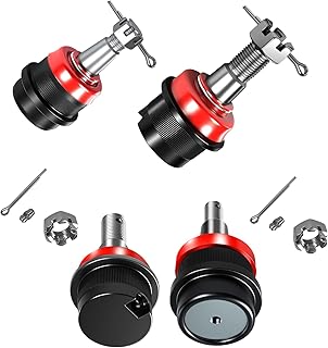 10642 Heavy Duty Replacement Ball Joints Compatible with Jeep Wrangler 1987-2006, Fit for Dana 30 & 44 Axles, for Cherokee 1984-2001, for Comanche 1986-1992, Suspension Ball Joint Kit