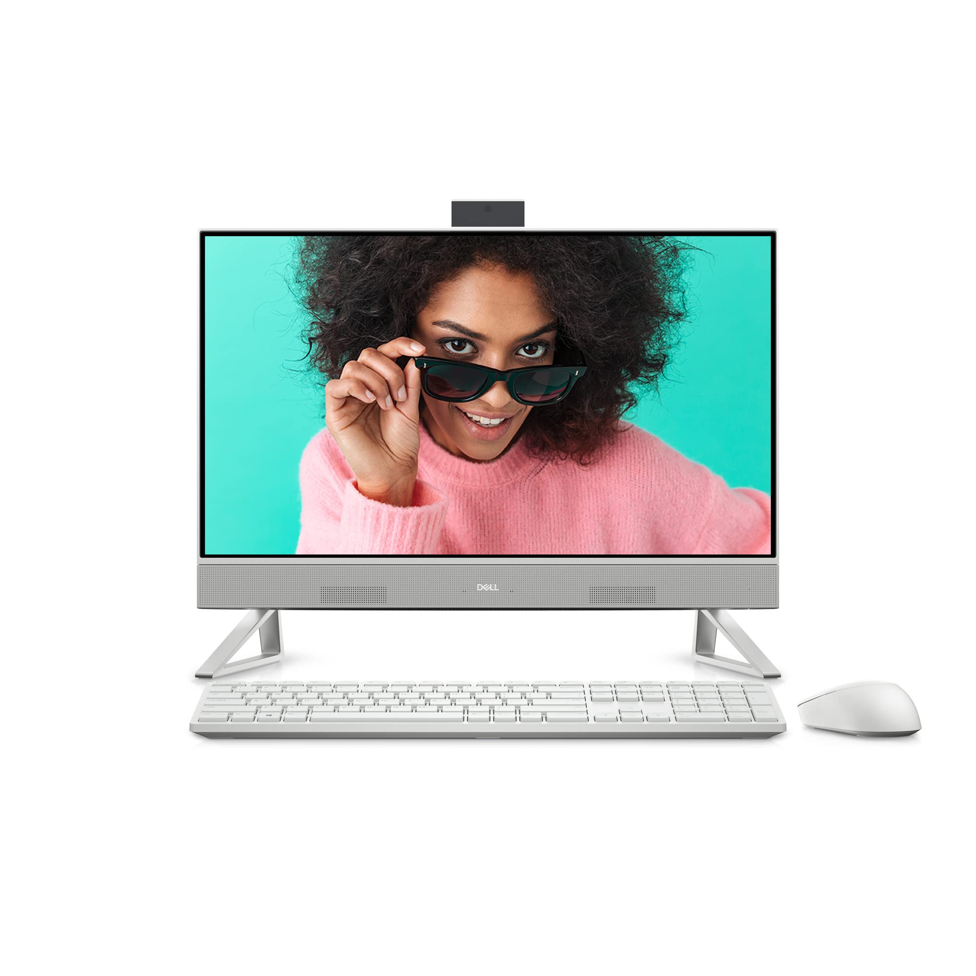 Dell Inspiron 5410 All in One - 23.8-inch FHD (1920 x 1080) Touchscreen Display, Intel Core i5-1235U