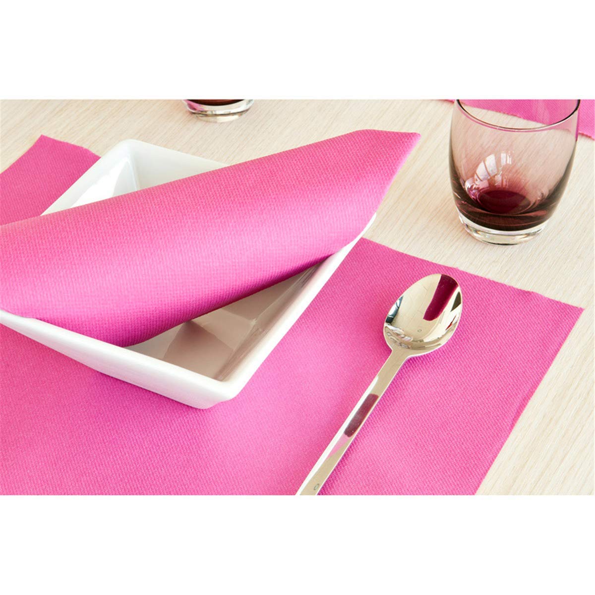 Serwetki 55 G/M2 40 x 40 cm Pink Airlaid - 700 Un.