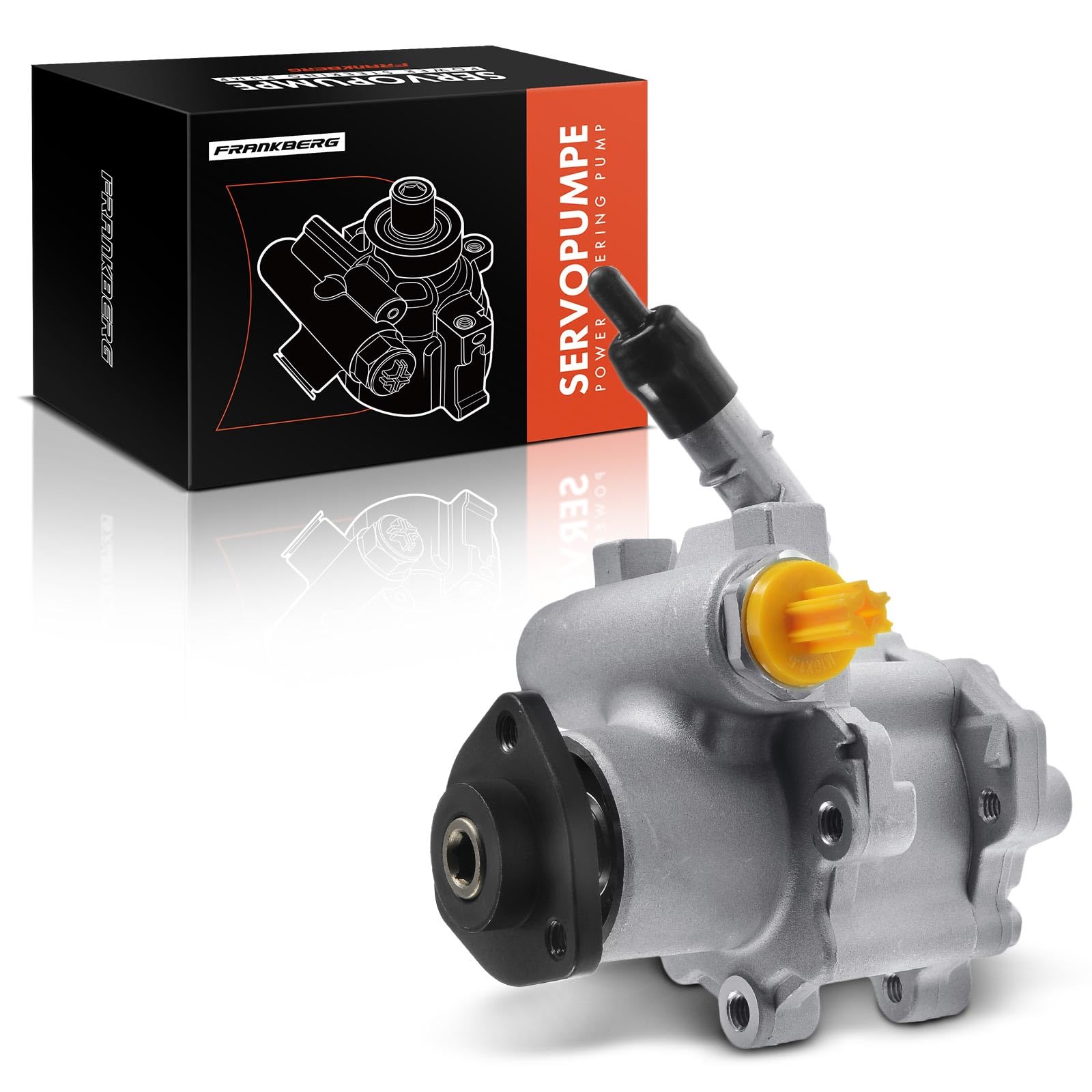 Frankberg Servopumpe Hydraulisch Lenkung ohne Riemenscheiben Kompatibel mit 1er E81 E87 E88 E82 2.0L 2004-2013 3er E90 2.0L 2004-2013 X1 E84 2.0L 2009-2015 Replace# 32416788838
