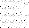 100 PCS 10cm Pegboard Hooks, 32mm Hole Metal Pegboard Accessories Hook with Protective Cover, Single Panel Display Hooks for Retail Store, Garage, Supermarket