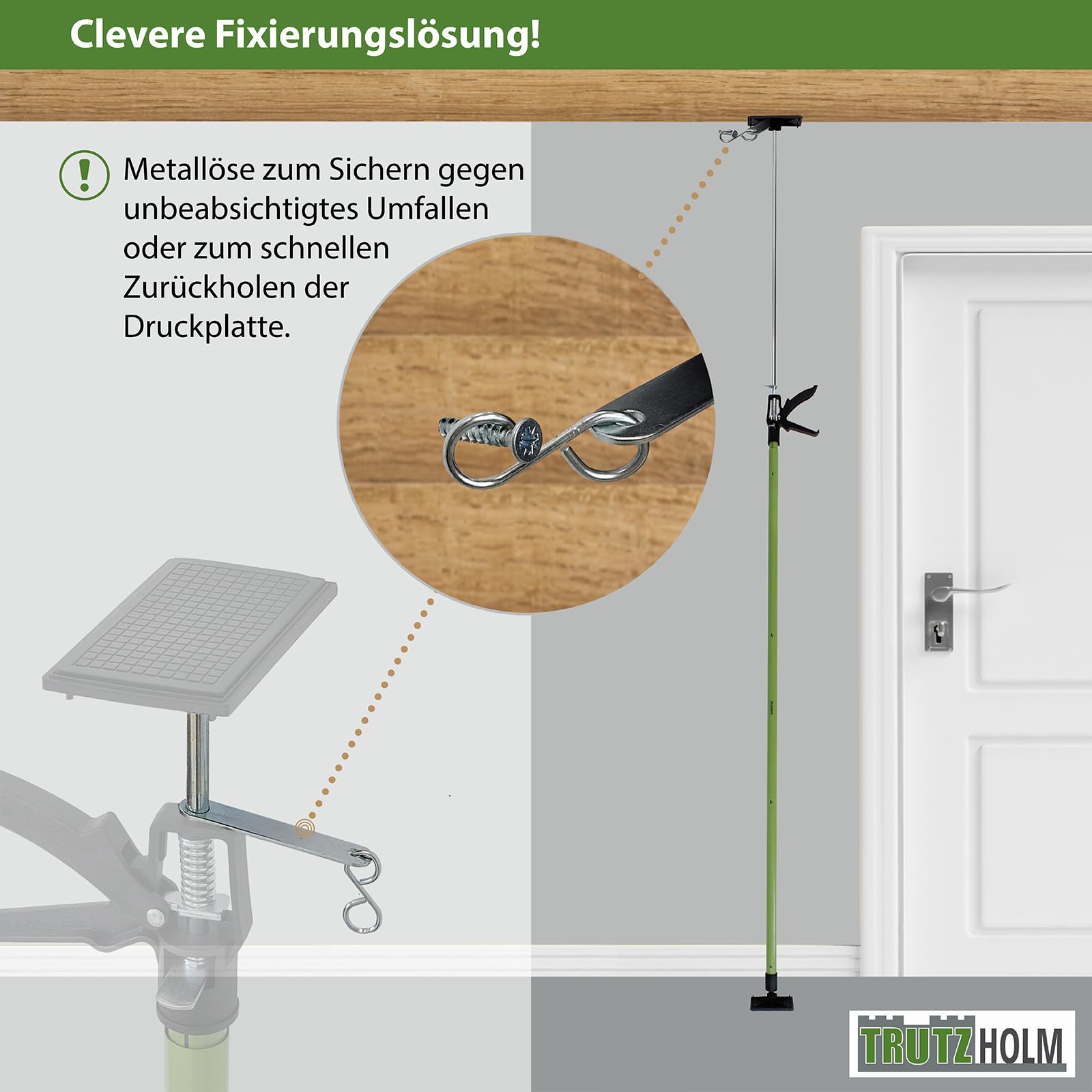 5x Profi Einhandstütze Montagestütze Deckenstütze Teleskopstütze bis 290cm