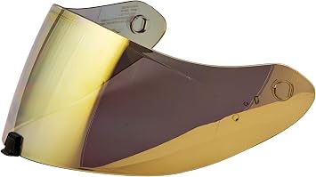 ScorpionEXO R420 Helmet Accessories Optional Replacement Everclear Anti-Fog Anti-Scratch Shield Gold Mirrored