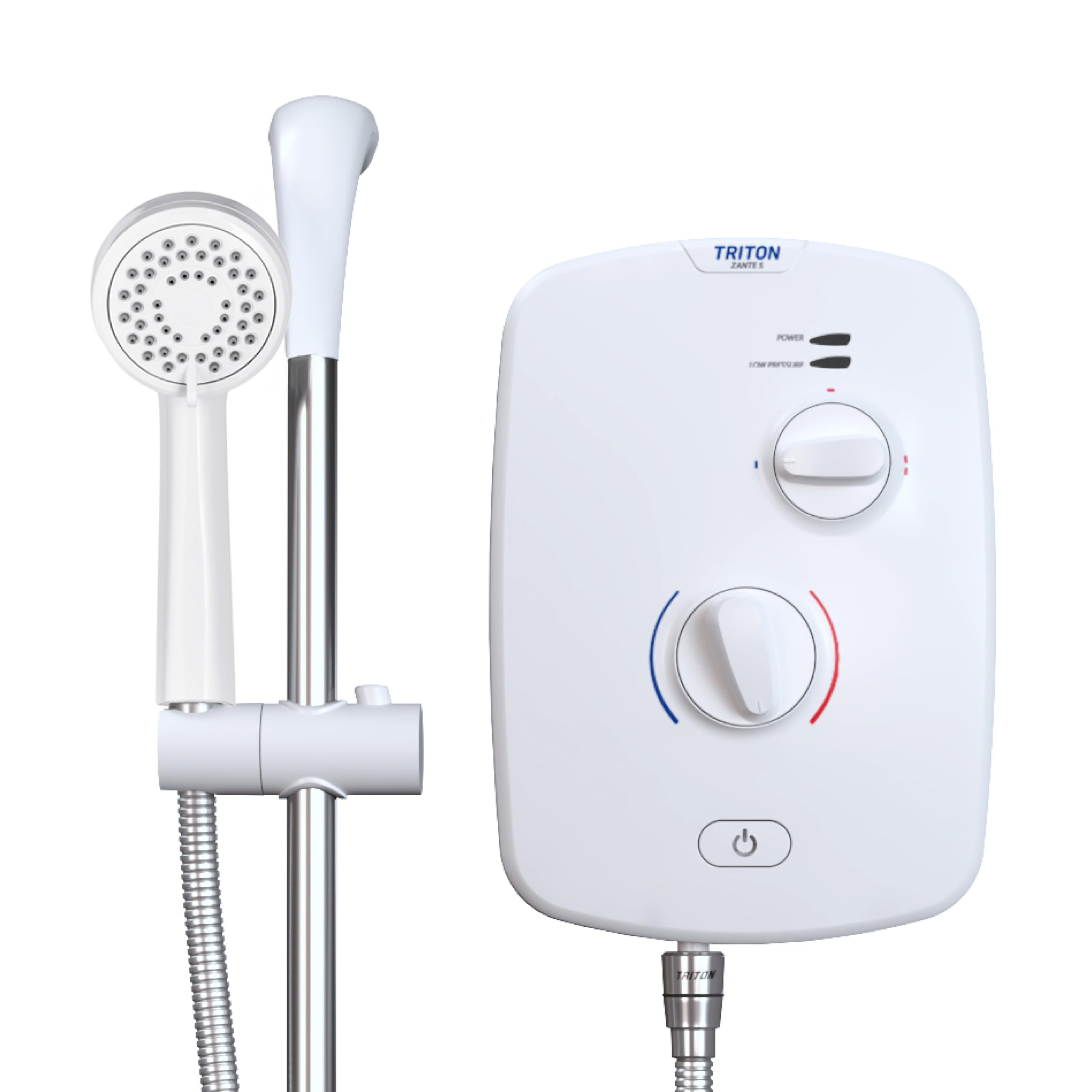 Triton Showers White Triton Zante 5 Electric Shower - Marbella, Trance 2 (8.5Kw)