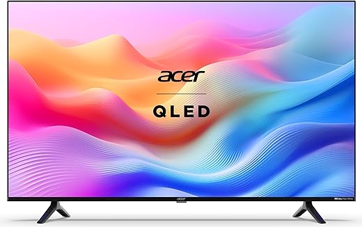 Acer 126 cm (50 inches) V Series 4K Ultra HD Smart QLED Google TV AR50GR2851VQD (Black)
