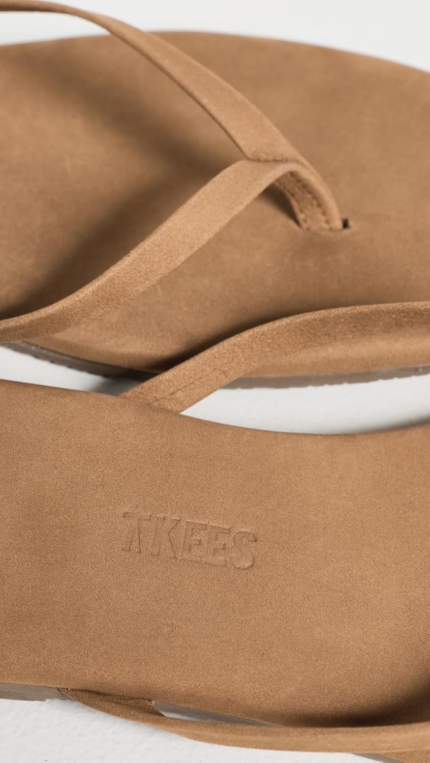 TKEES Women's Lily Suede Flip Flops