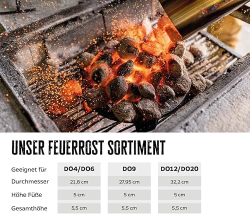 Grillfürst Dutch Oven Einsatz - Feuerrost aus Gusseisen für Dutch Oven & Feuertopf - Hitzebeständig, Robust & Vielseitig für Grill & Outdoor
