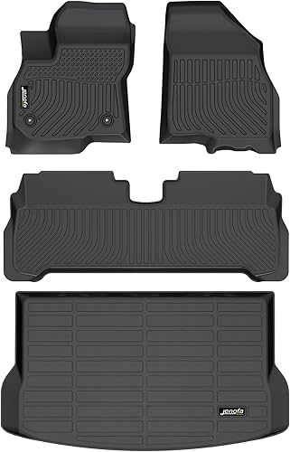 Miniatura 1 de Jenofa Alfombrillas de coche y forro de carga para Chevrolet Bolt EUV 2022-2023 (no EV), juego de alfombrillas para todo tipo de clima,